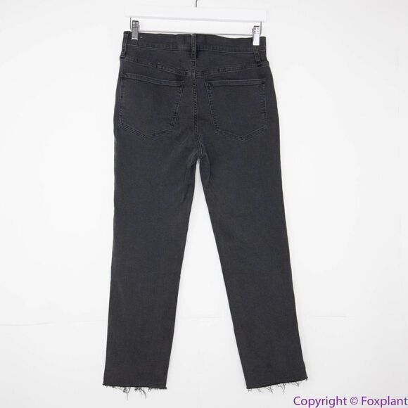 NEW Madewell Stovepipe Jeans in Banberry Wash: Raw-Hem Edition, 28 - Picture 7 of 16